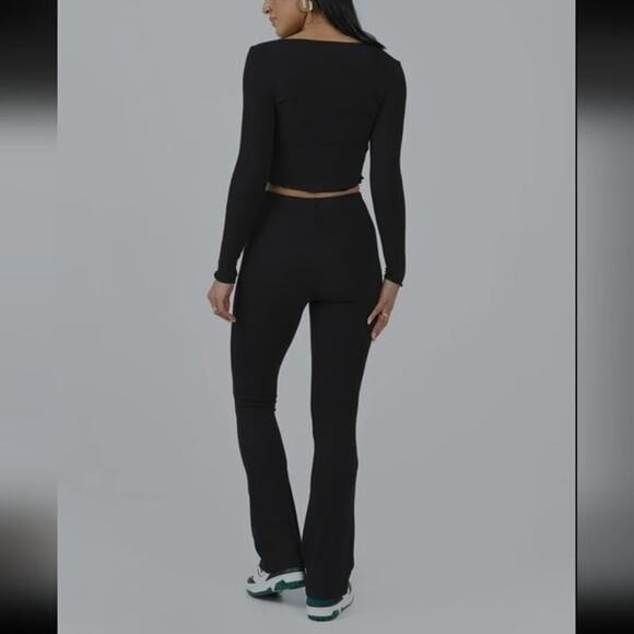 Princess Polly Iris set. Black. Matching Set. Good Stretch. Size 6. New - Picture 2 of 11